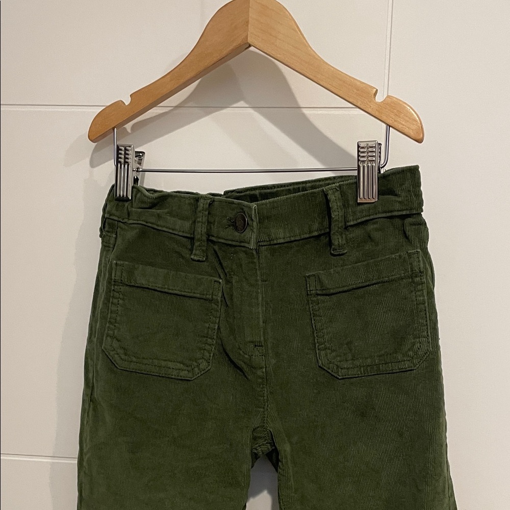 Crewcuts Olive Corduroy Trousers size 8